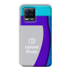 Blue Waves Customized Printed Back Cover for Realme 8 Pro