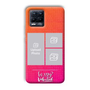 To My Valentine Customized Printed Back Cover for Realme 8 Pro