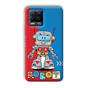 Robot Phone Customized Printed Back Cover for Realme 8 Pro