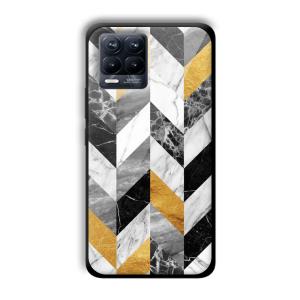 Marble Tiles Customized Printed Glass Back Cover for Realme 8 Pro