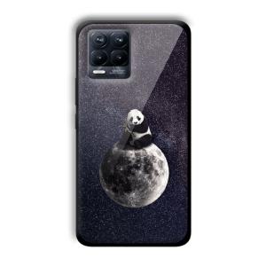 Astronaut Panda Customized Printed Glass Back Cover for Realme 8 Pro