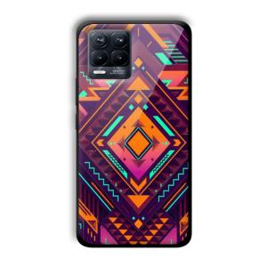 Purple Prism Customized Printed Glass Back Cover for Realme 8 Pro