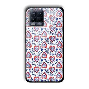 Little Spades Customized Printed Glass Back Cover for Realme 8 Pro