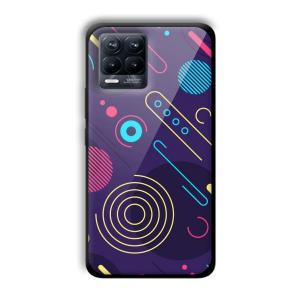 Purple Music Customized Printed Glass Back Cover for Realme 8 Pro