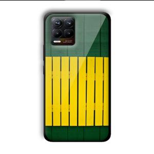 Yellow Fence Customized Printed Glass Back Cover for Realme 8