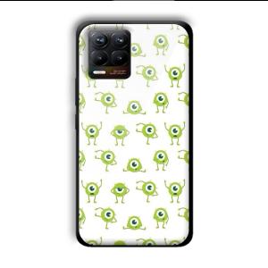 Green Eyes Customized Printed Glass Back Cover for Realme 8