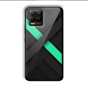 Green Cross Customized Printed Glass Back Cover for Realme 8