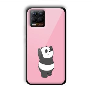 Pink Panda Customized Printed Glass Back Cover for Realme 8