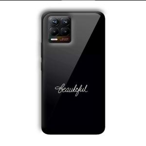 Beautiful Customized Printed Glass Back Cover for Realme 8