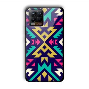Arrows Abstract Customized Printed Glass Back Cover for Realme 8