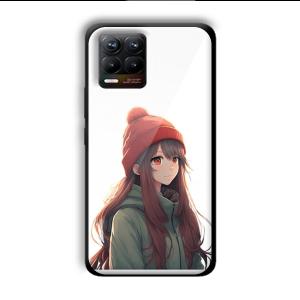 Little Girl Customized Printed Glass Back Cover for Realme 8