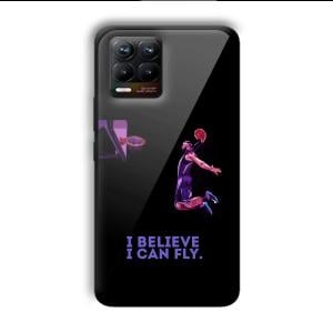 I Believe Customized Printed Glass Back Cover for Realme 8
