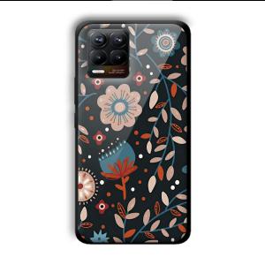 Abstract Art Customized Printed Glass Back Cover for Realme 8