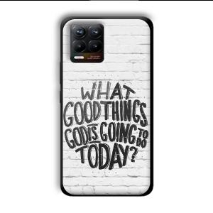 Good Thinks Customized Printed Glass Back Cover for Realme 8