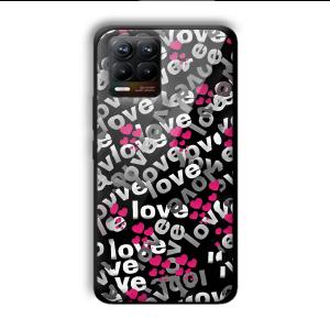 Love Customized Printed Glass Back Cover for Realme 8