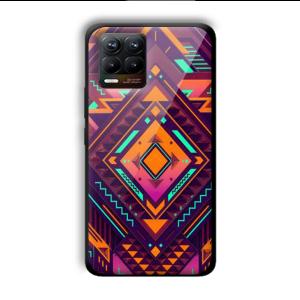 Purple Prism Customized Printed Glass Back Cover for Realme 8