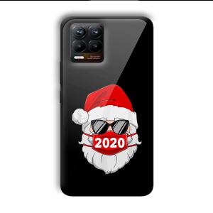 2020 Santa Customized Printed Glass Back Cover for Realme 8