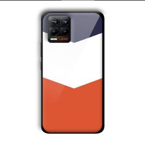 3 Colors Customized Printed Glass Back Cover for Realme 8