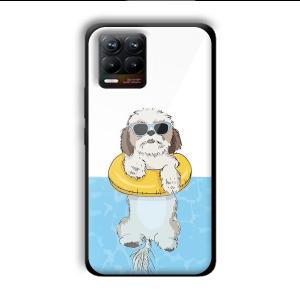 Cool Dog Customized Printed Glass Back Cover for Realme 8