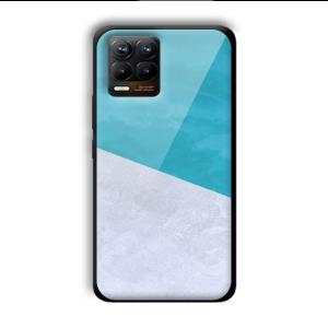 Twin Color Customized Printed Glass Back Cover for Realme 8