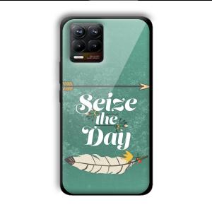 Seize the Day Customized Printed Glass Back Cover for Realme 8