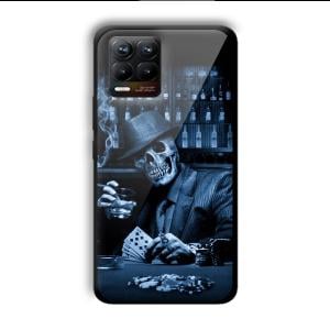 Scary Man Customized Printed Glass Back Cover for Realme 8