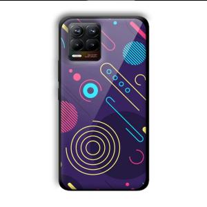 Purple Music Customized Printed Glass Back Cover for Realme 8