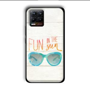 Fun in the Sun Customized Printed Glass Back Cover for Realme 8