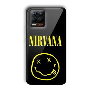 Nirvana Emoji Customized Printed Glass Back Cover for Realme 8