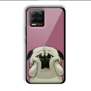 Chubby Dogo Customized Printed Glass Back Cover for Realme 8
