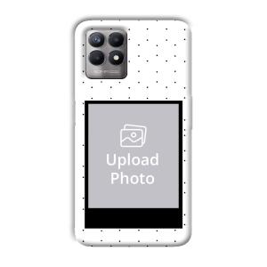 White Background  Customized Printed Back Cover for Realme 8i
