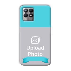 Blue Customized Printed Back Cover for Realme 8i