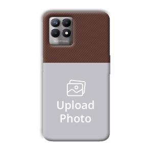Brown Customized Printed Back Cover for Realme 8i