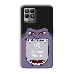 Purple Monster Customized Printed Back Cover for Realme 8i