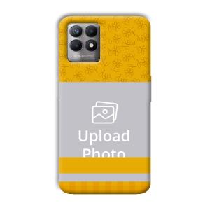 Mustard Flowers Customized Printed Back Cover for Realme 8i