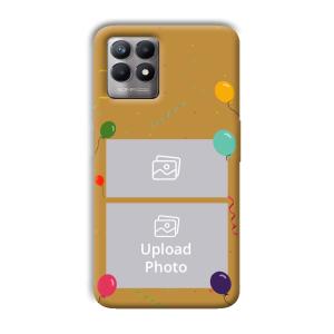 Balloons Customized Printed Back Cover for Realme 8i