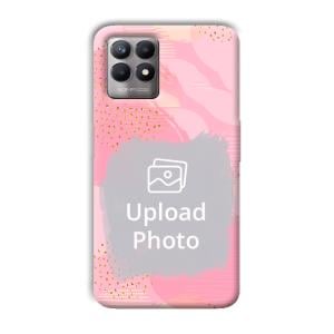 Sparkly Pink Customized Printed Back Cover for Realme 8i