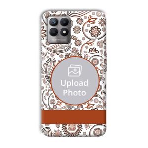 Henna Art Customized Printed Back Cover for Realme 8i