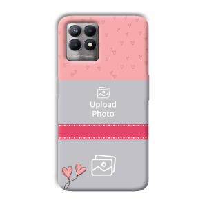 Pinkish Design Customized Printed Back Cover for Realme 8i
