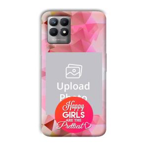 Happy Girls Customized Printed Back Cover for Realme 8i