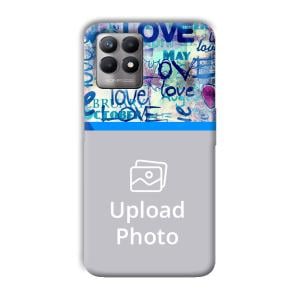 Love   Customized Printed Back Cover for Realme 8i