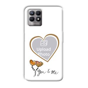 You & Me Customized Printed Back Cover for Realme 8i