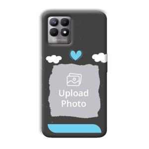 Love & Clouds Customized Printed Back Cover for Realme 8i