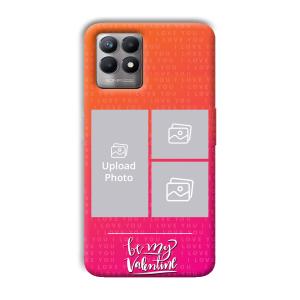 To My Valentine Customized Printed Back Cover for Realme 8i
