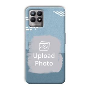 Waves Customized Printed Back Cover for Realme 8i