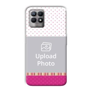 Baby Pink Design Customized Printed Back Cover for Realme 8i