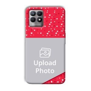 Dark Pink Customized Printed Back Cover for Realme 8i