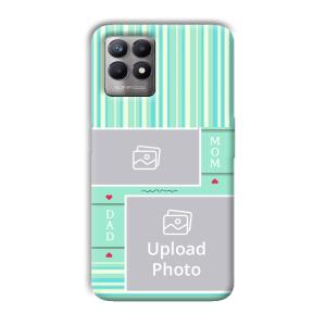 Mom Dad Customized Printed Back Cover for Realme 8i