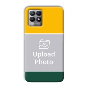 Yellow Green Customized Printed Back Cover for Realme 8i