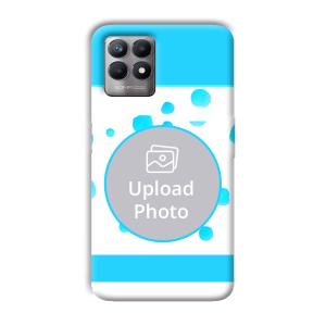 Bluish Customized Printed Back Cover for Realme 8i